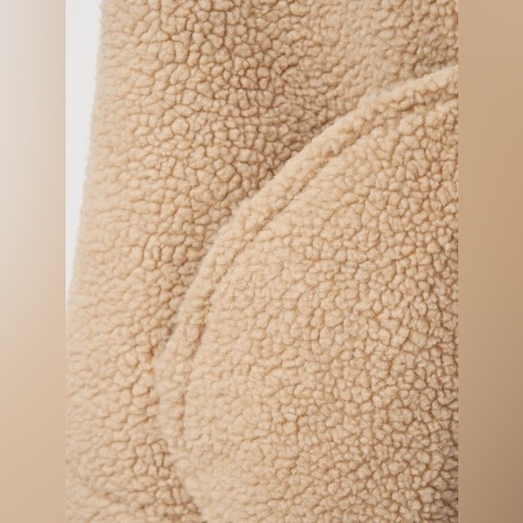 NWOT. Zara Brown Double Faced Aviator Biker Jacket. Size S. - Picture 6 of 6